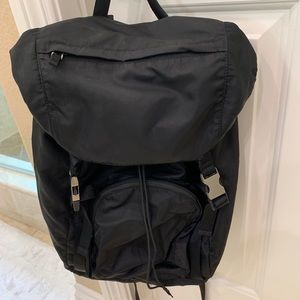 Black Prada Back Pack